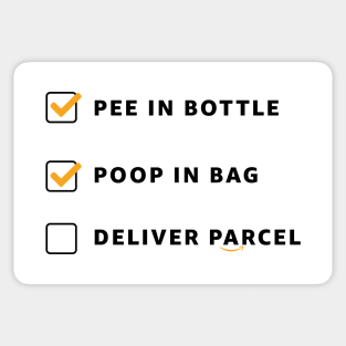 Amazon To Do List [black on white version] Sticker